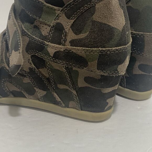 Ash Women’s Sz EU 39 US 8, 8.5, 9 Camo Wedge Heal Ankle Sneaker Shoe Bootie - Picture 9 of 14
